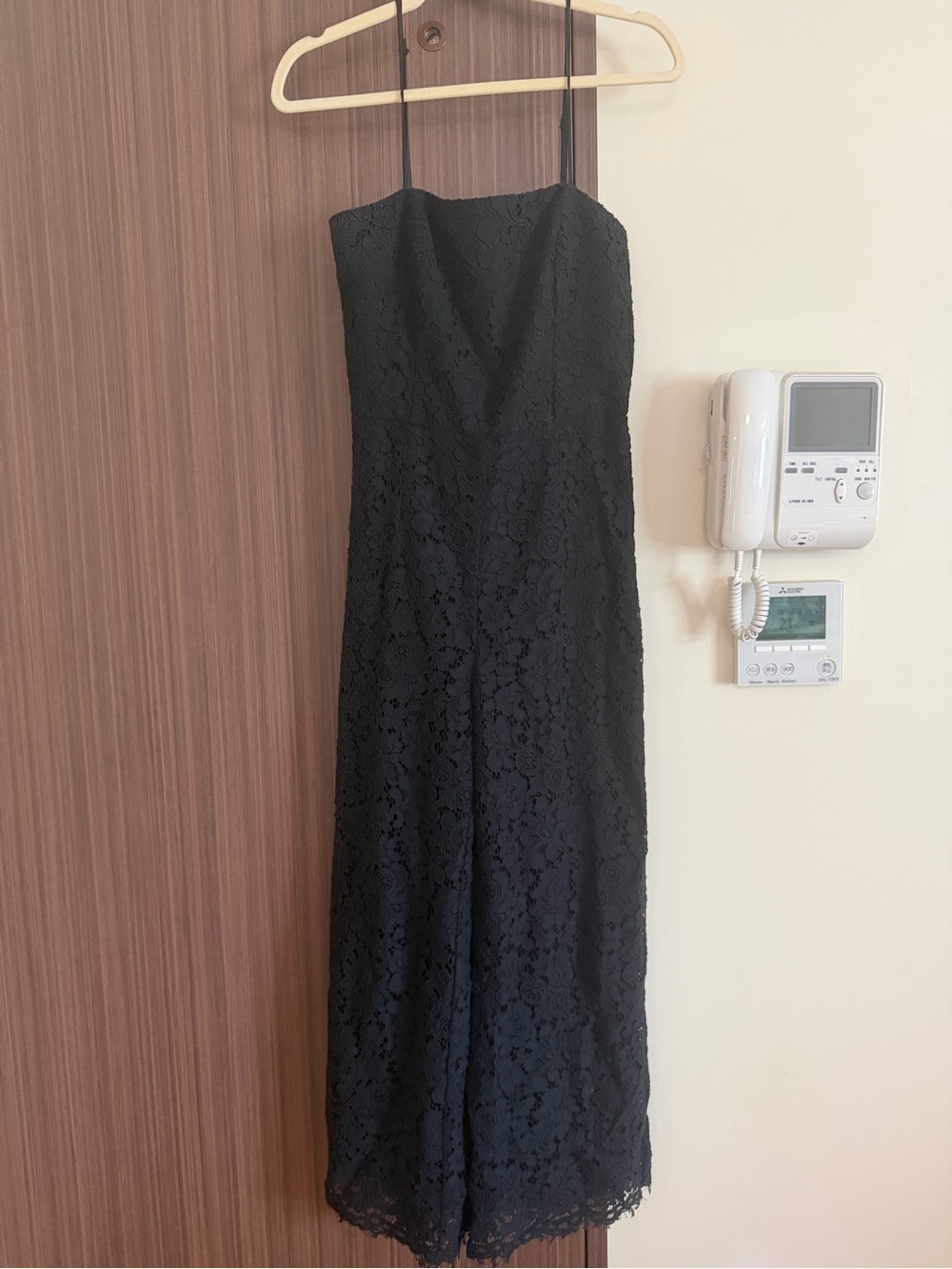 Bardot Black Lace Strap Jumpsuit